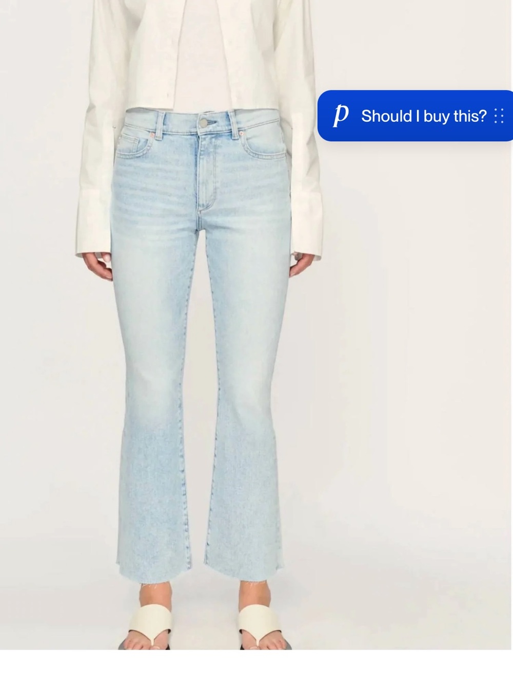 Classic Light Blue Flare Jeans for Women